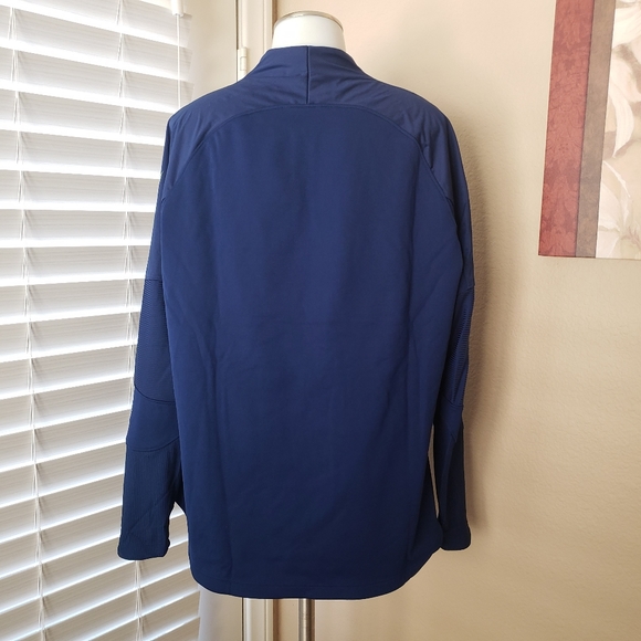 Nike winter warrior padded drill top pullover blue extra large XL new - Picture 10 of 15